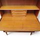 Danish teak secretary bureau with bookcase, Larsens Møbler, 1960s