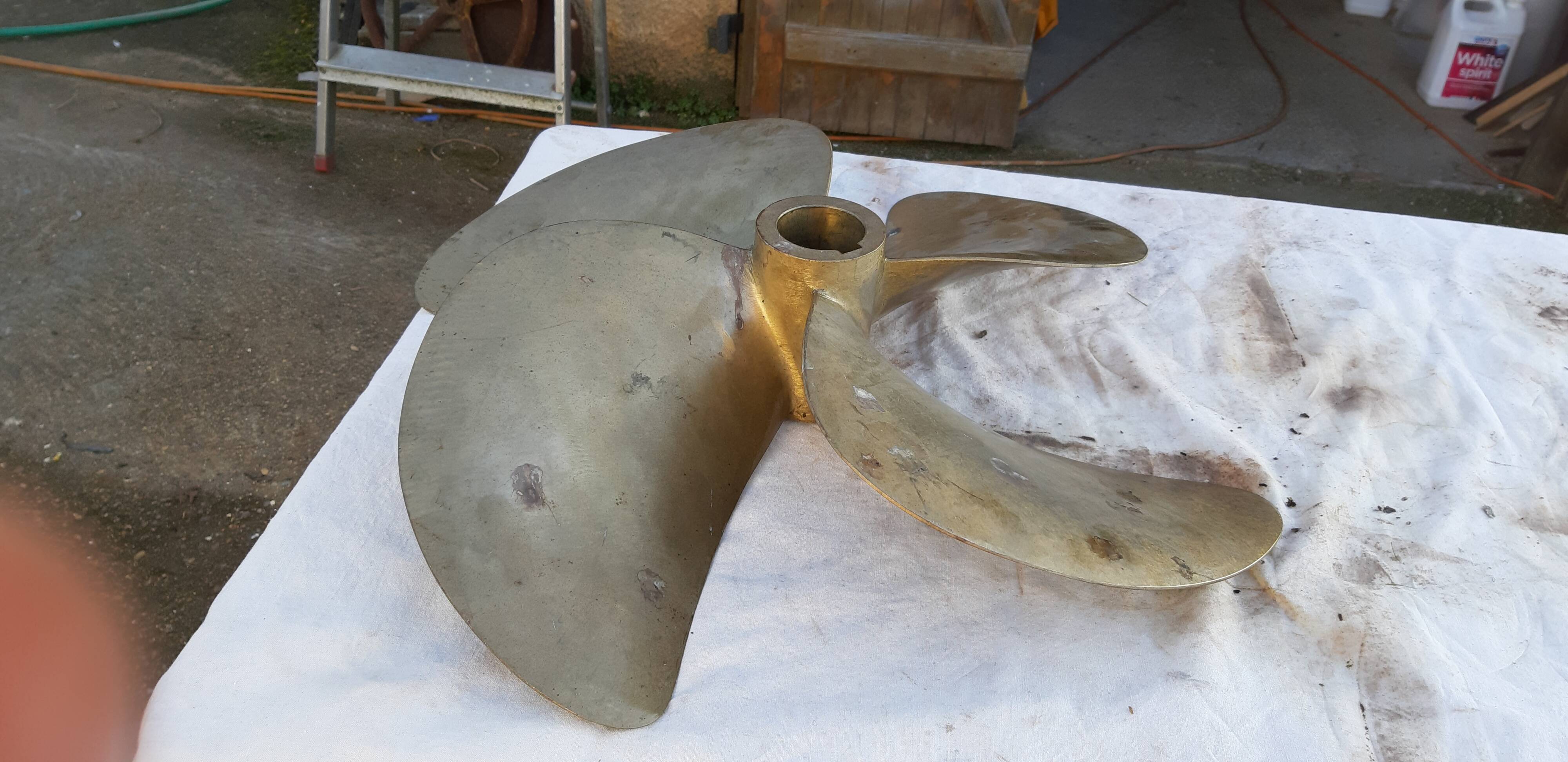 Bronze boat propeller "radice" 14.5 kg