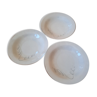 Assiettes creuse porcelaine bavaria sagitta