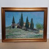 20th painting depicting the Saint-Sixte chapel in Eygalières