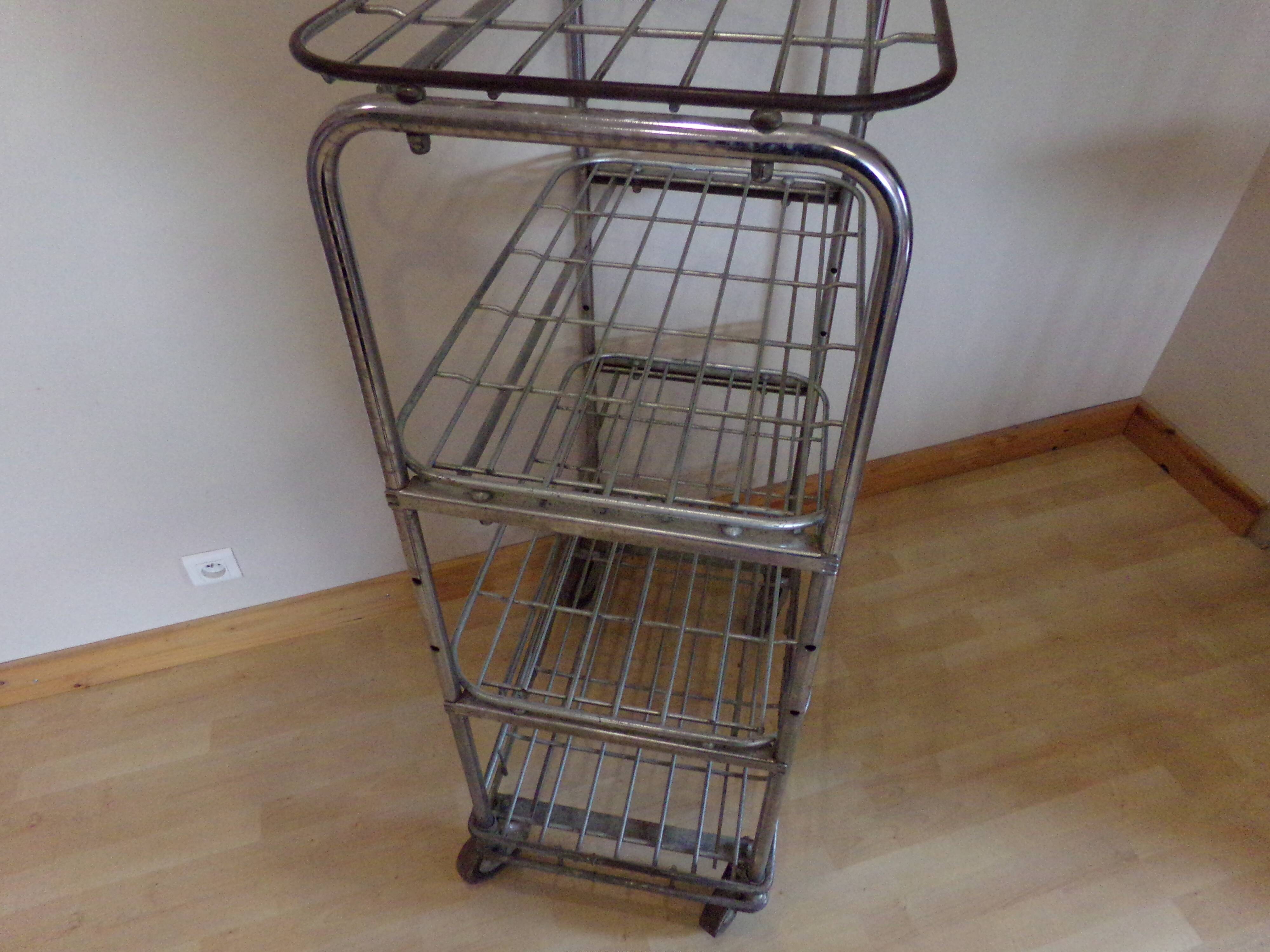 Metal caddy shelf