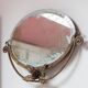 Old wrought iron mirror in the art deco style and period