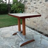 Bistro table and 3 Baumann chairs