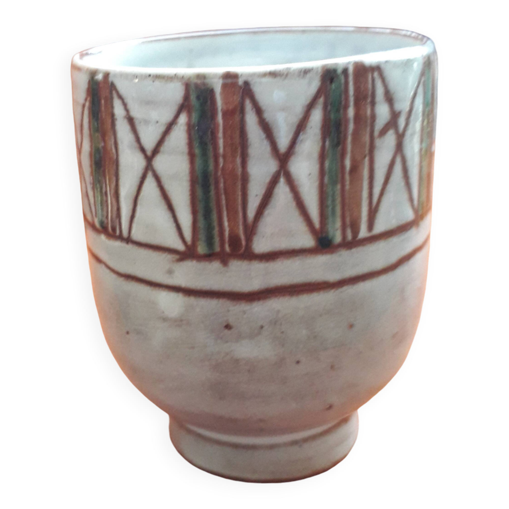 Vintage Vallauris vase by Jean Rivier