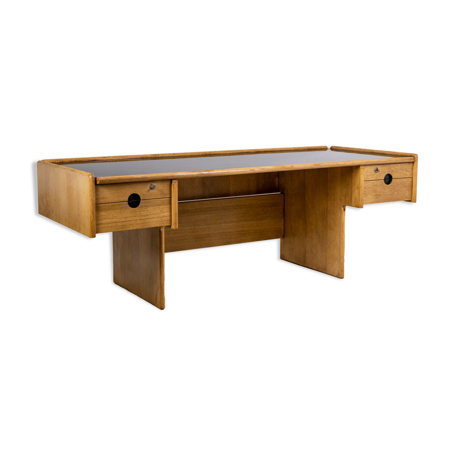 Oak desk, 1970s