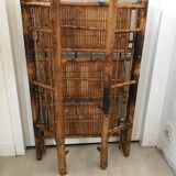 Foldable bamboo shelf