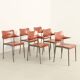 Set of six Kumo chairs by Toshiyuki Kita for Casas, Spain, 1989
