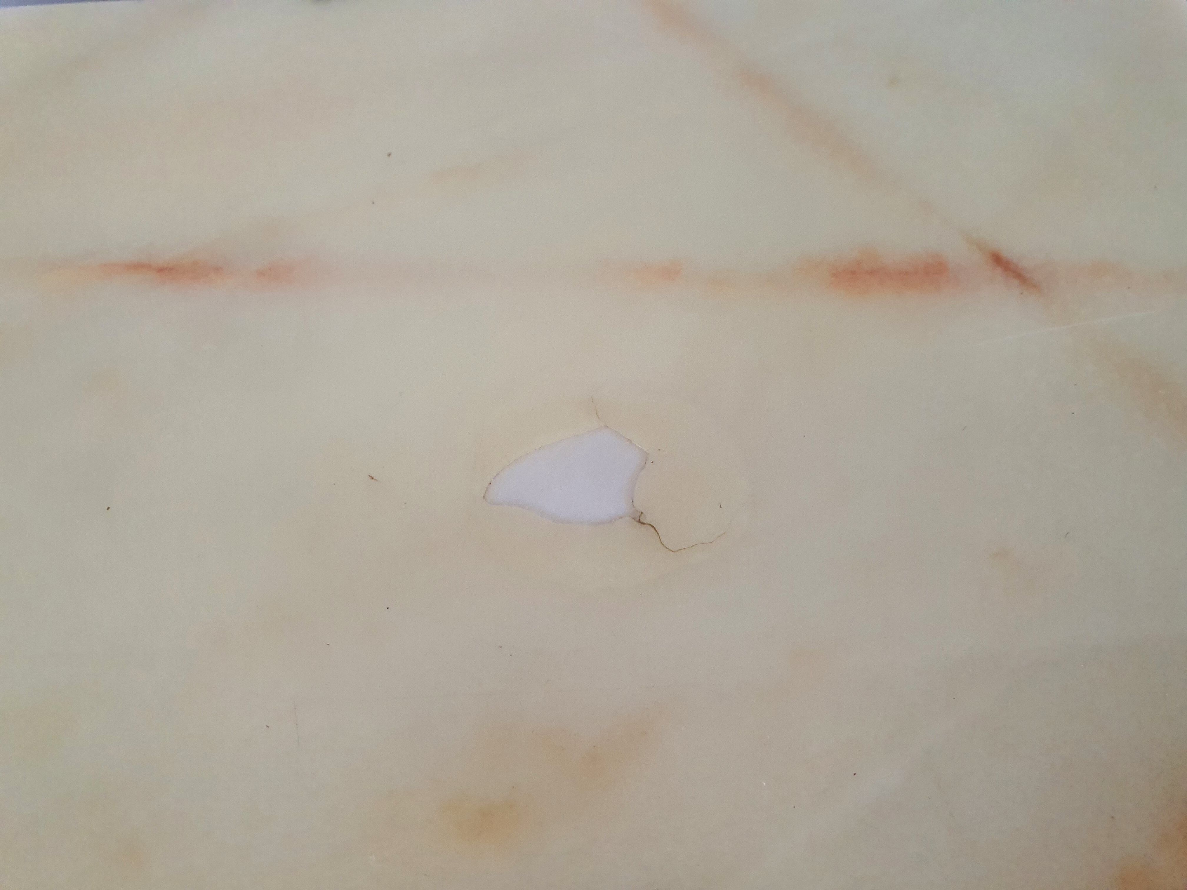 Pair of 1960s bedside tables with marble