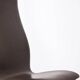 4 office chairs, in leather and aluminum, Oxford model by Arne Jacobsen.