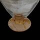 Amber liquor service 1930 glass and faceted carafe