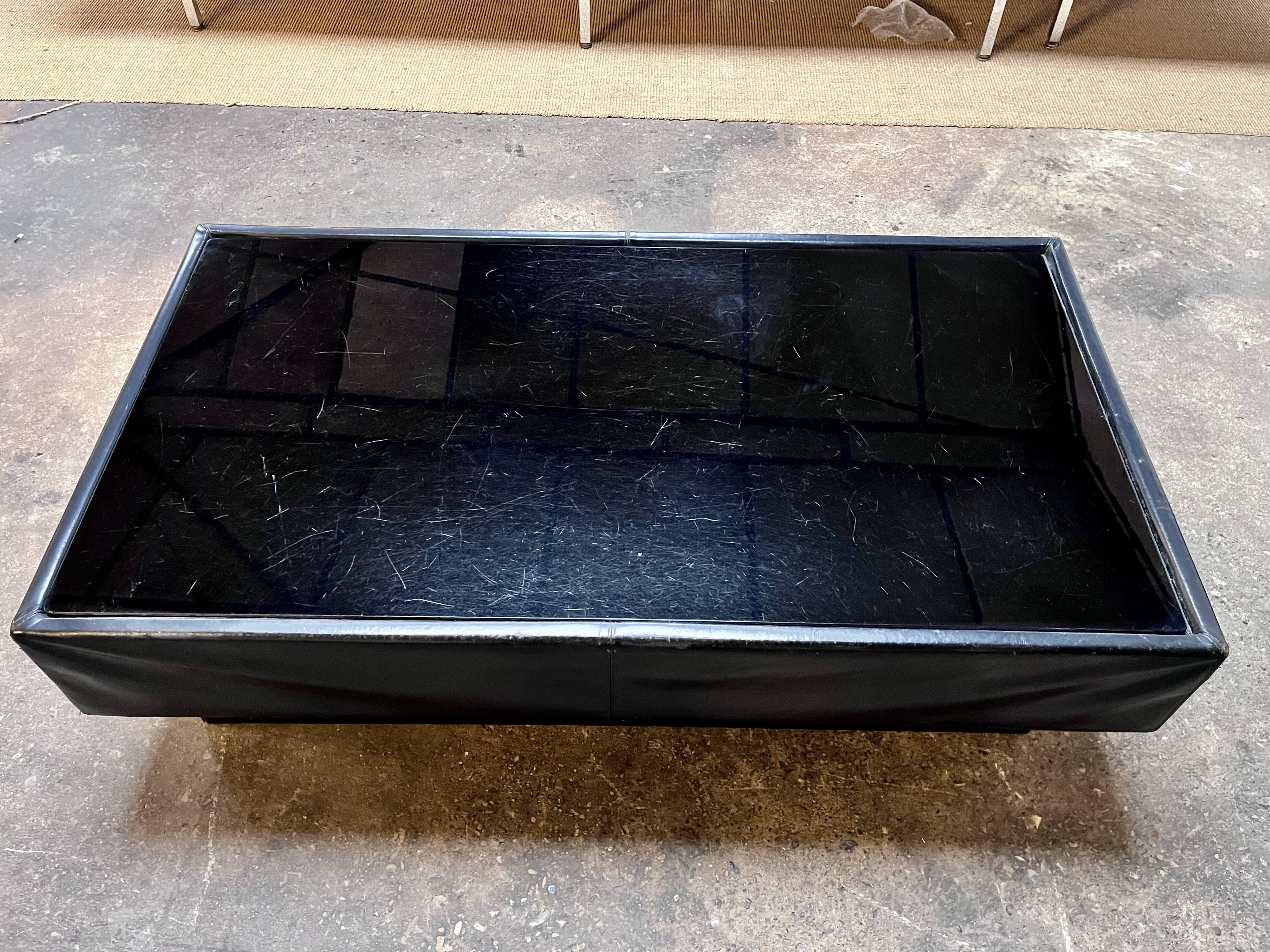 Vintage De Sede coffee table, 1970s
