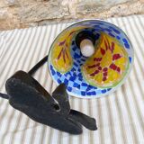 Butterfly mosaic table lamp