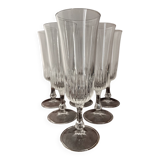 6 flûtes à champagne