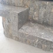 Table basse en pierre fossile, Magnussen Ponte, années 1980