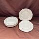 Lot de six assiettes asperges couleur rose pâle en porcelaine dimension : D-25cm-