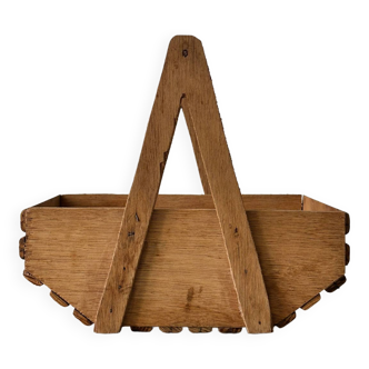 Small wooden basket