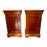 Solid wood bedside table