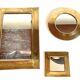 Trio de miroirs en laiton vintage