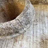 Trio of stone and cement planters, early 1900s