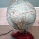 Luminous globe world map west Germany vintage