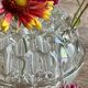 XXL antique glass flower vase