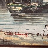 Landscape of a port