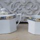 1 pot pourer and sugar porcelain of Limoges Voisin Art Deco