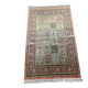 Oriental rug 100% silk hand-knotted – Bakhtiar box pattern 203x124 cm