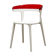 Chair from Papatya in white and red plastic