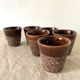 Vintage ceramic espresso coffee cups