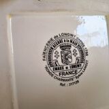 Enamel ashtray from longwy "charming round" by sylvie langet