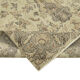 Handmade antique oriental beige rug 187 cm x 300 cm