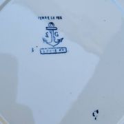 6 flat plates Clairefontaine model Louis XV