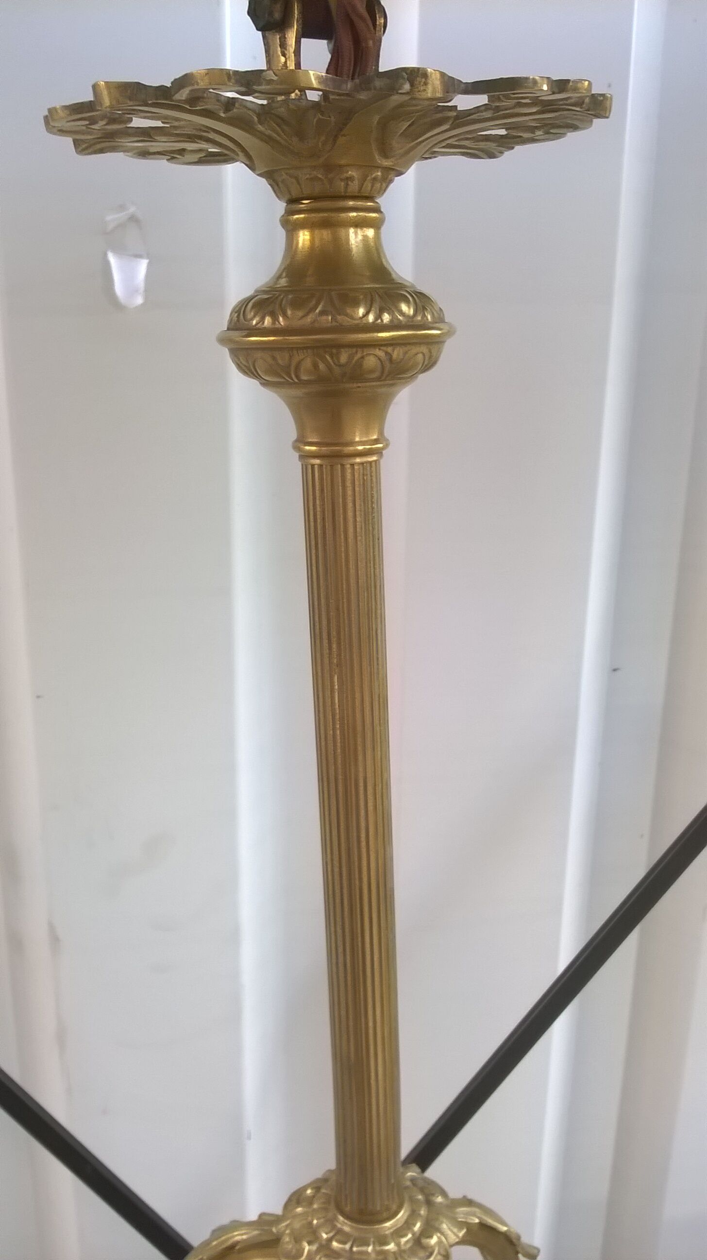 Brass Chandelier And Glass Paste Napoleon III