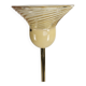 Floor lamp Murano Vetri glass shade and brass stand