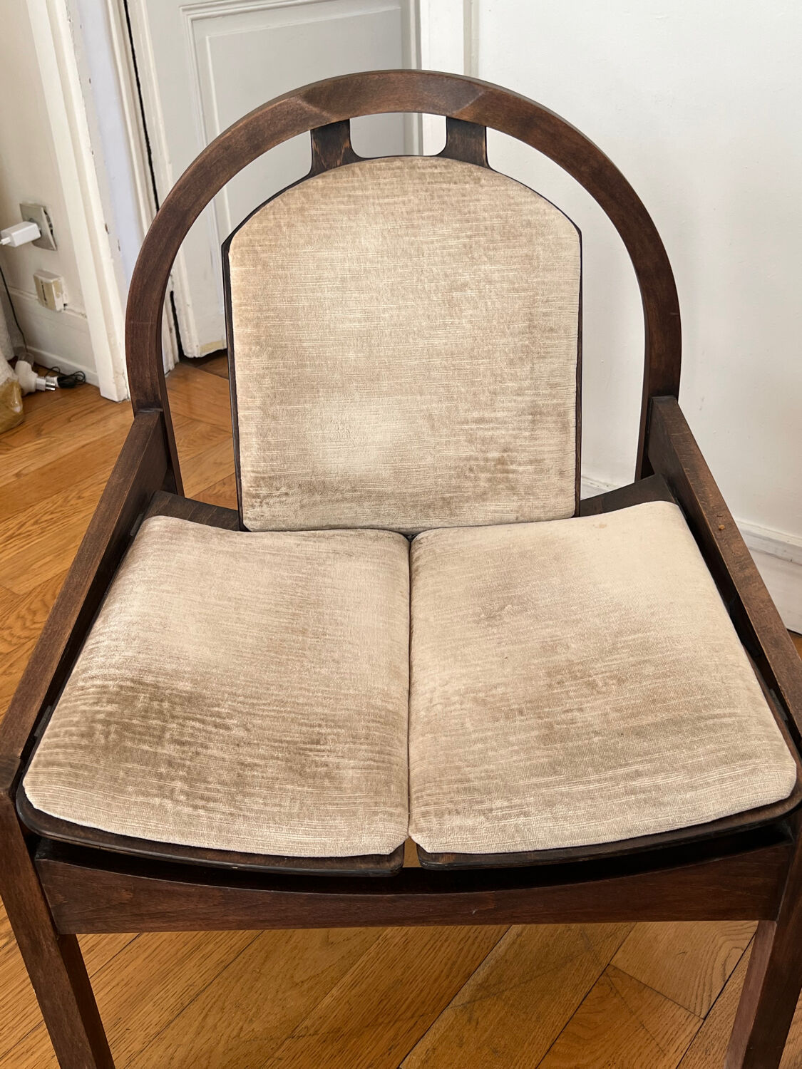 Paire de fauteuils Baumann