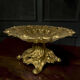 Footed fruit bowl in brass – relief mythological decoration – sty