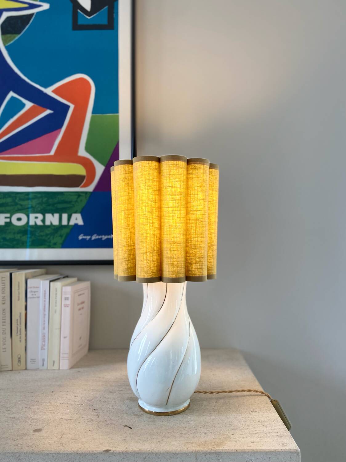 "Chantilly" ceramic lamp - 1970.