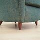 Fauteuil vert, design italien, années 1970, production : Italie