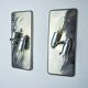 Pair of Palwa wall lights by Ernest Palm, 1960, Spain