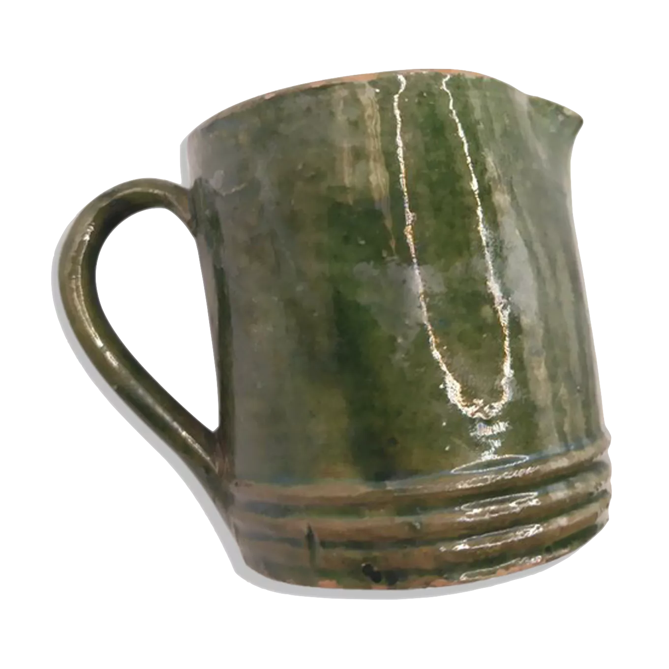Terracotta milk pitcher
