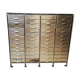 Industrial clamshell cabinet, metal lockers