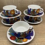 Set of 5 big coffe cups Villeroy & Boch Acapulco