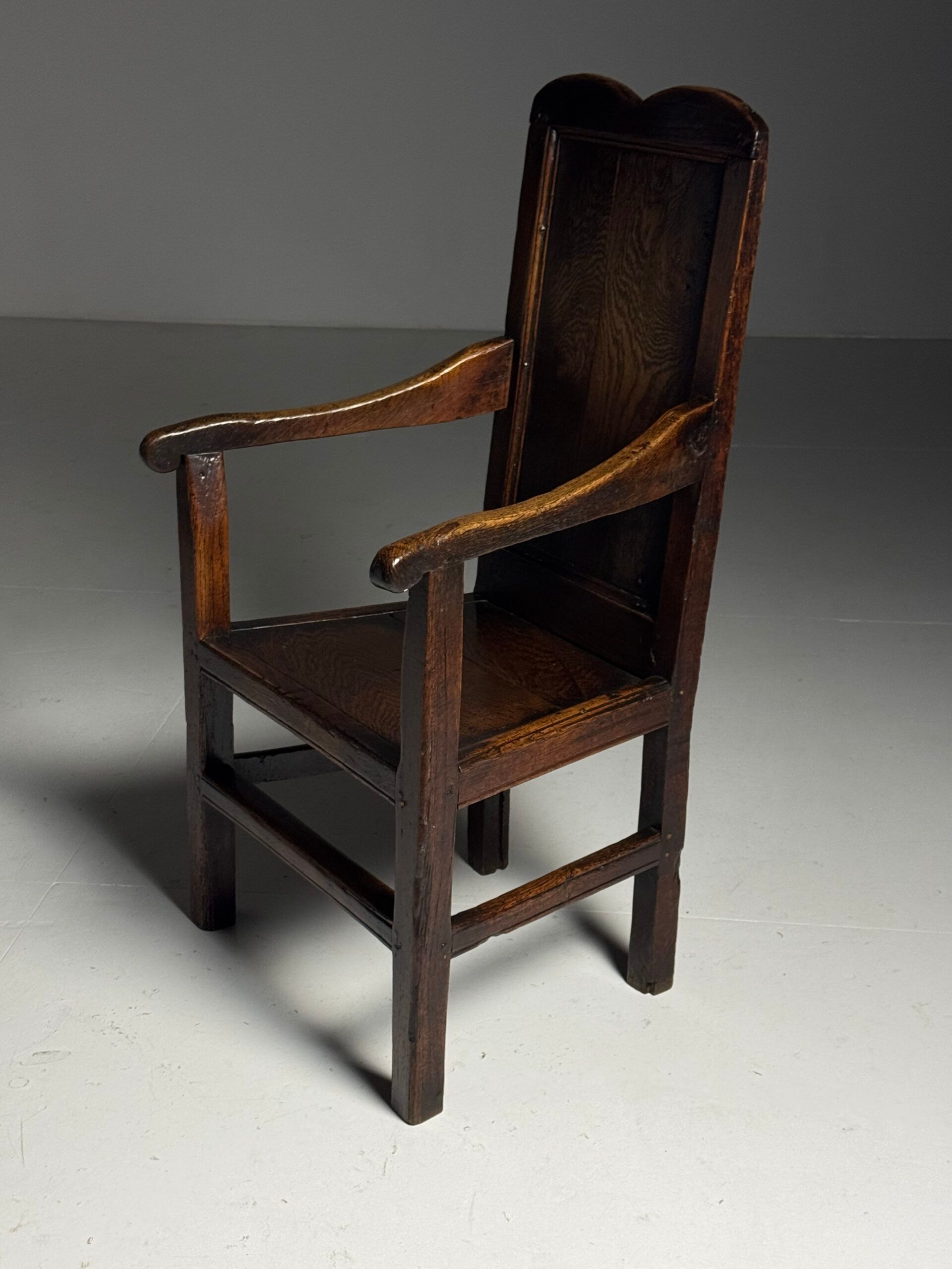 Chaise anglaise en chêne, 1650-1670