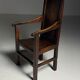 Chaise anglaise en chêne, 1650-1670