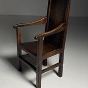 Chaise anglaise en chêne, 1650-1670