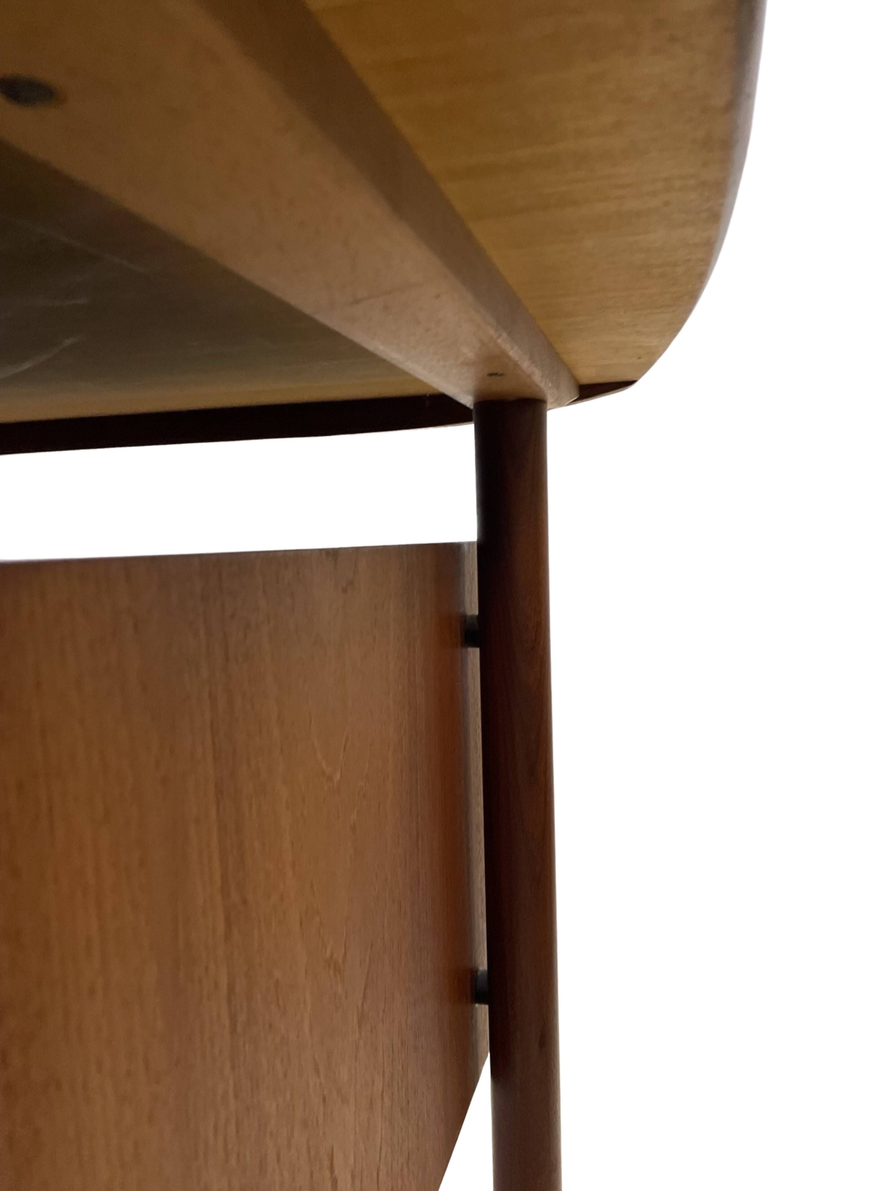 Bureau vintage en teck de Tijsseling pour Propos Hulmefa 1960