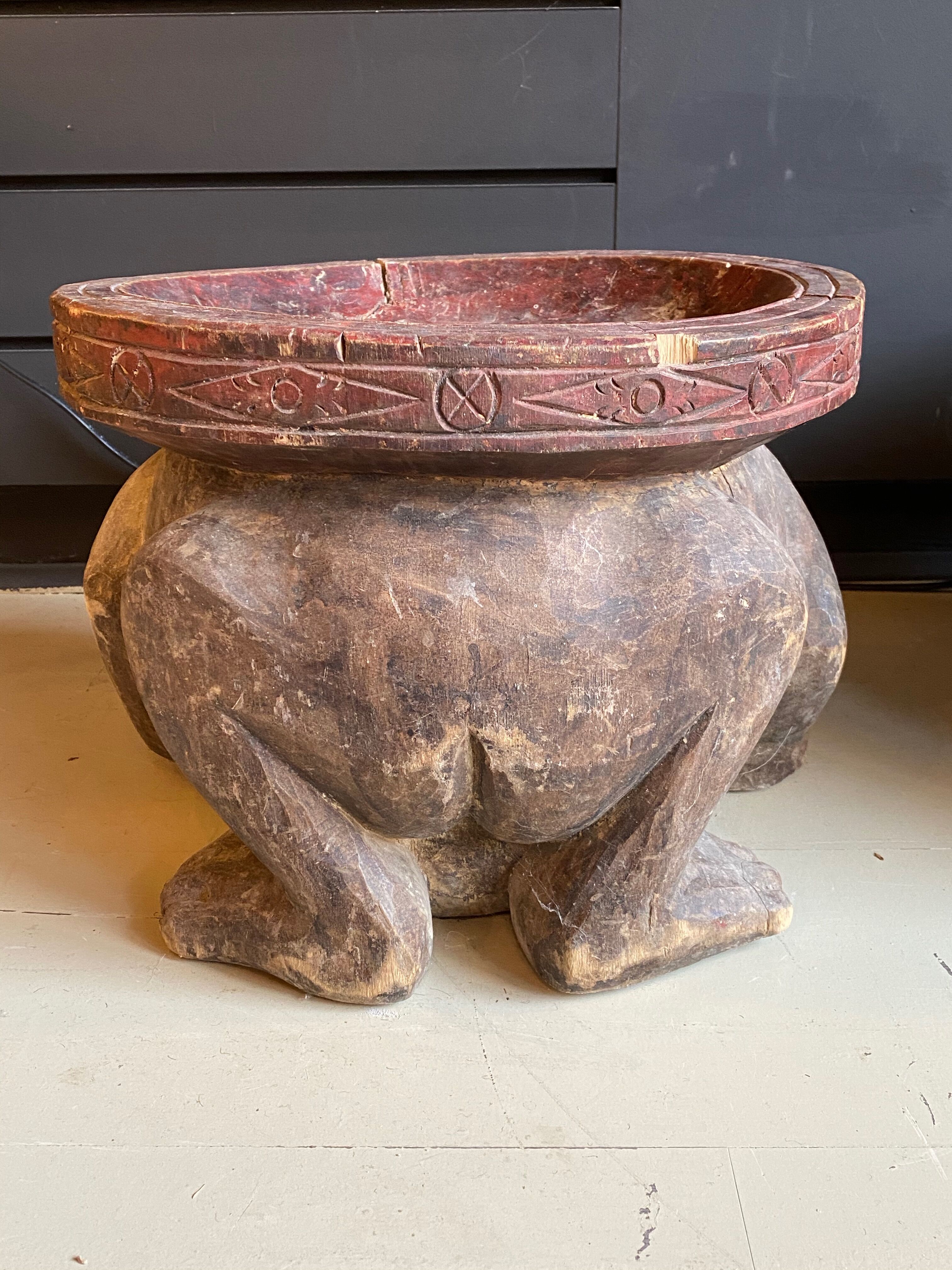 Pair of African stools