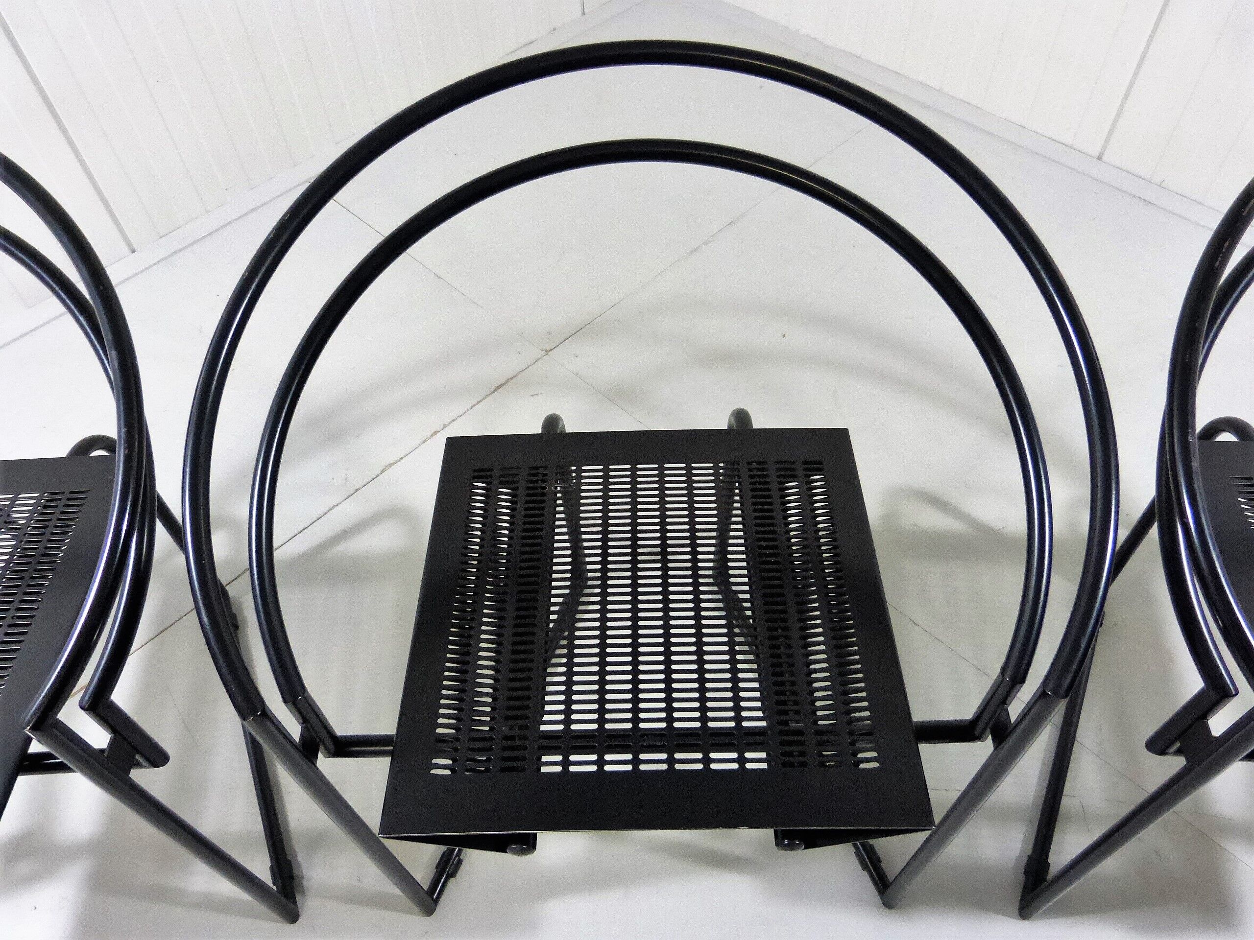 Set of 3 La Tonda chairs by Mario Botta for Alias, Italy 1987