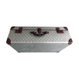 Vintage Indus metal travel suitcase 60